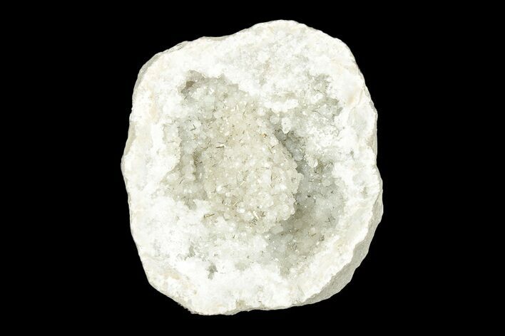 Keokuk Quartz Geode with Pyrite (Half) - Illinois #195939